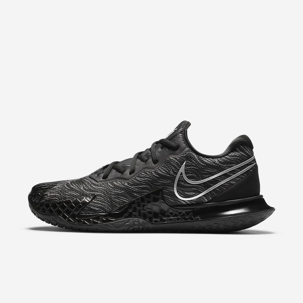 Chaussure De Tennis Nike NikeCourt Air Zoom Vapor Cage 4 Noir 6180-524 Black/University Red/Metallic Silver Homme | WXN-34417430